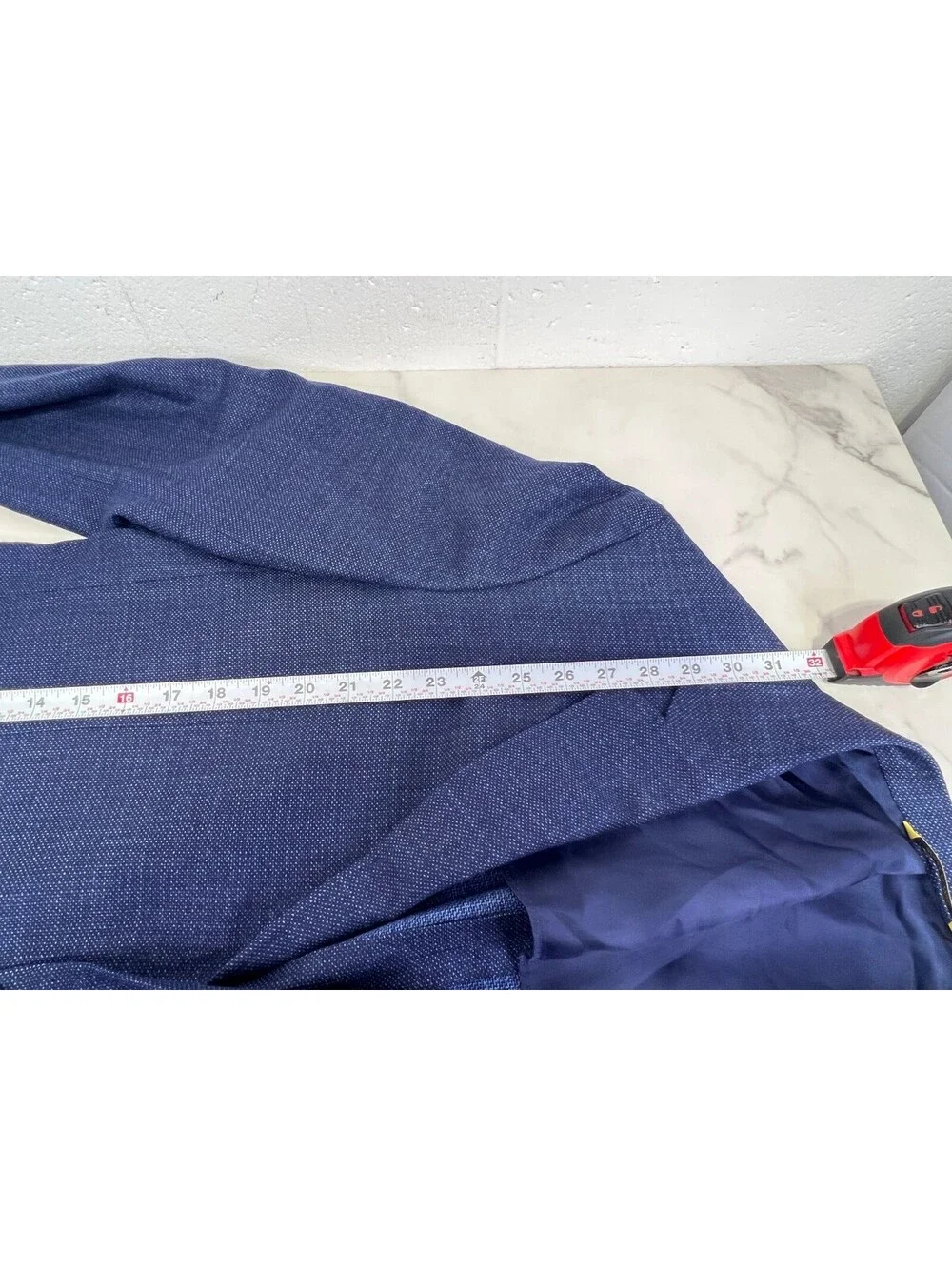 Canali Men's Blue Wool Blazer Suit Jacket US Size 40 / EU Size 58 L